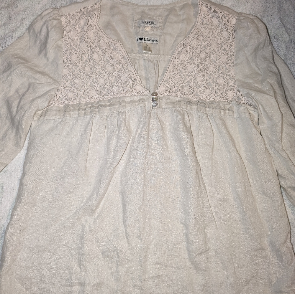 I love linen by Malvin shirt